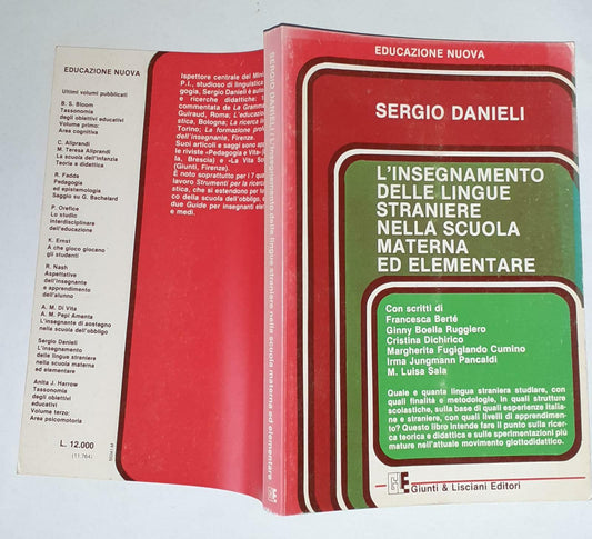 L'Insegnamento delle lingue straniere nella scuola materna ed elementare - copertina