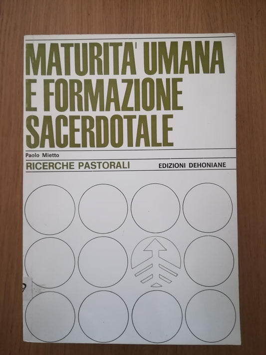 Maturità umana e formazione sacerdotale - copertina