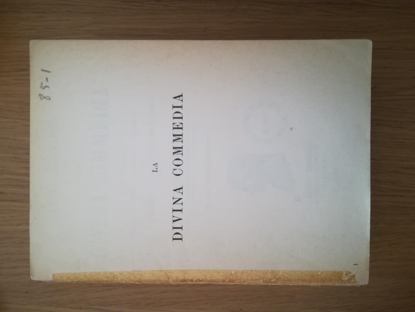 La Divina Commedia - copertina