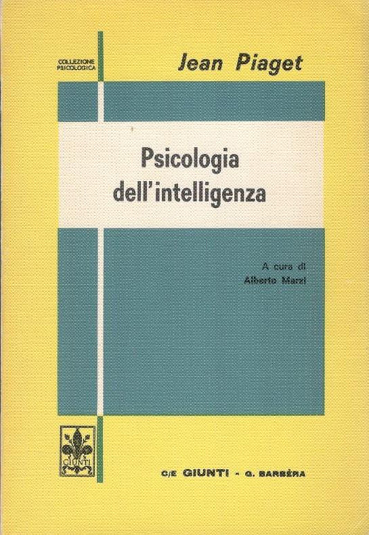 Psicologia dell'intelligenza - copertina