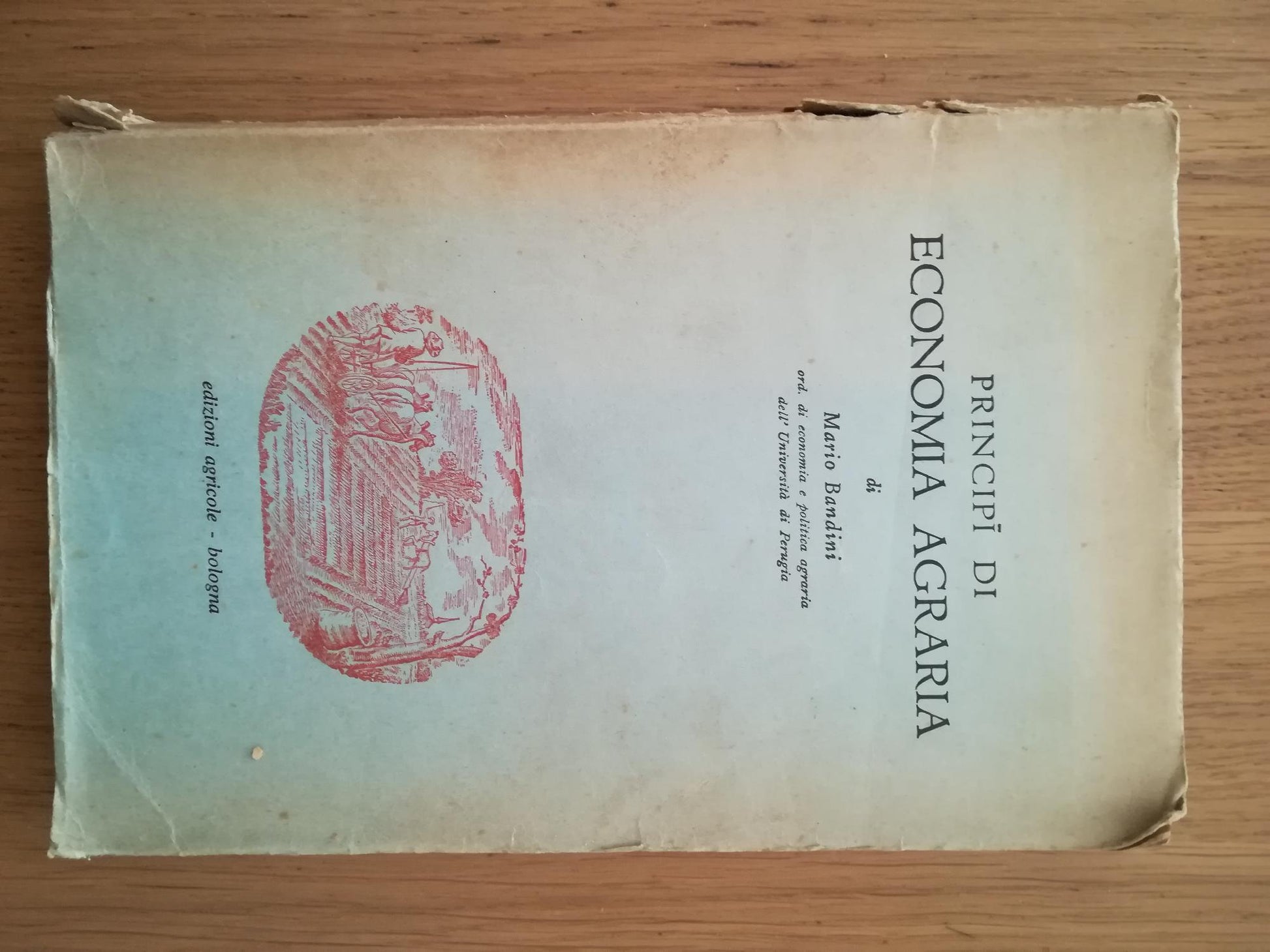 Principi di economia agraria - copertina