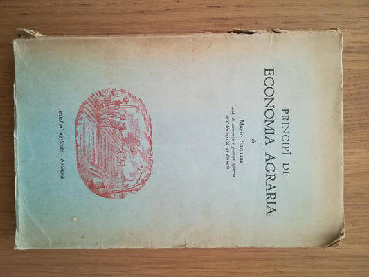Principi di economia agraria - copertina