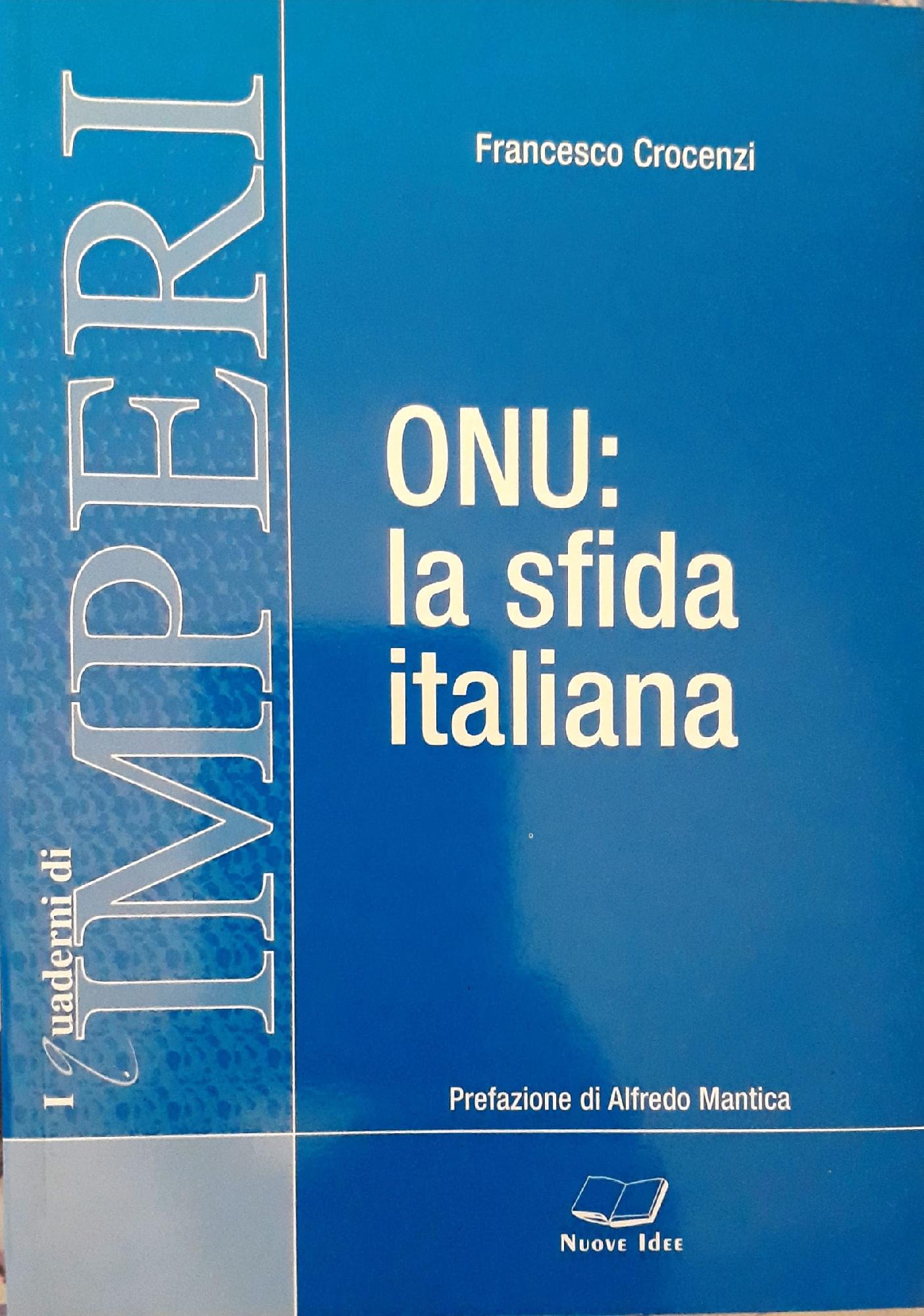 ONU: la sfida italiana - copertina