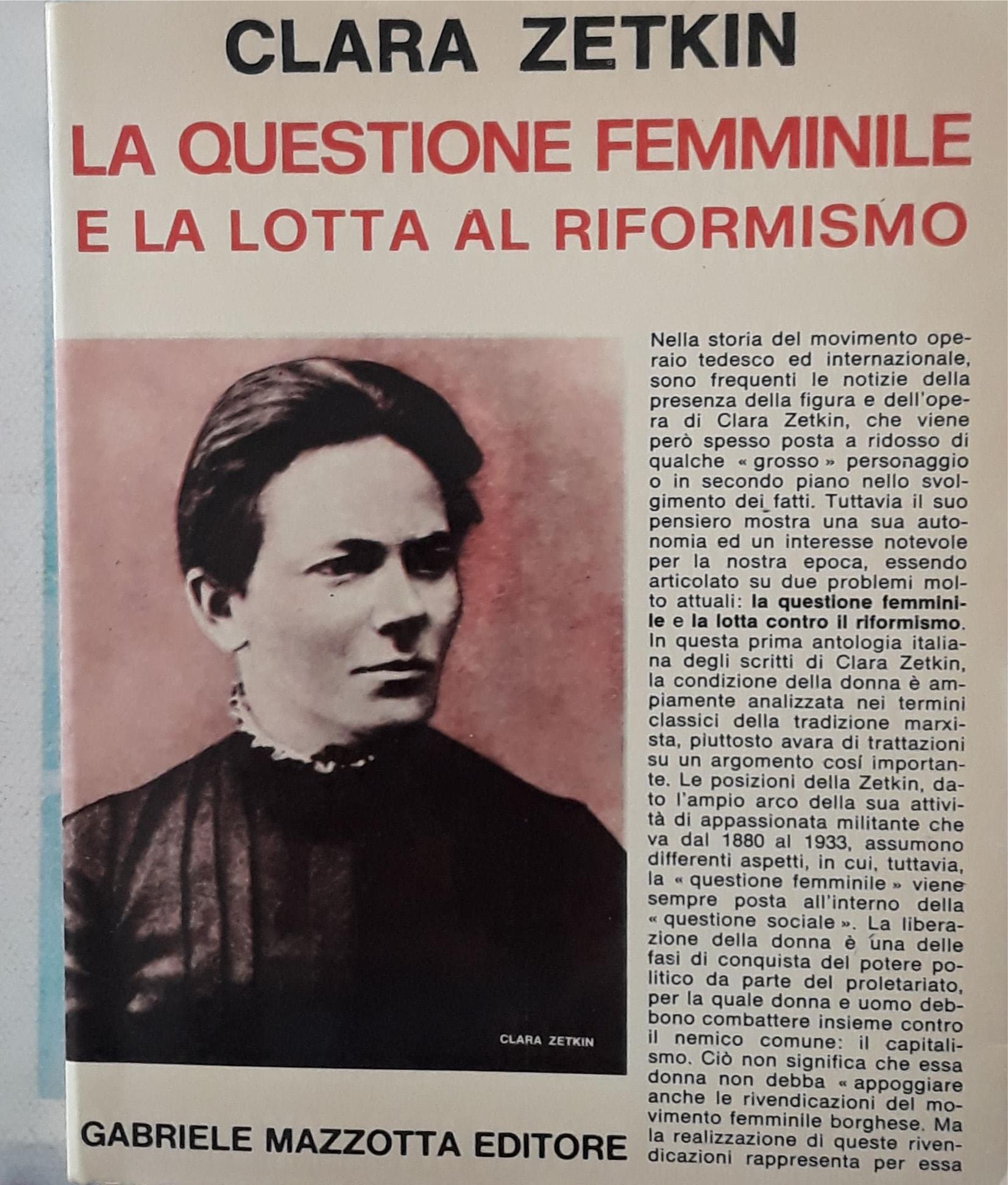 La questione femminile e la lotta al riformismo - copertina