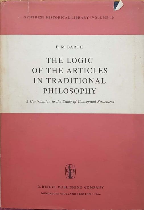The logic of the articles in traditional philosophy - copertina