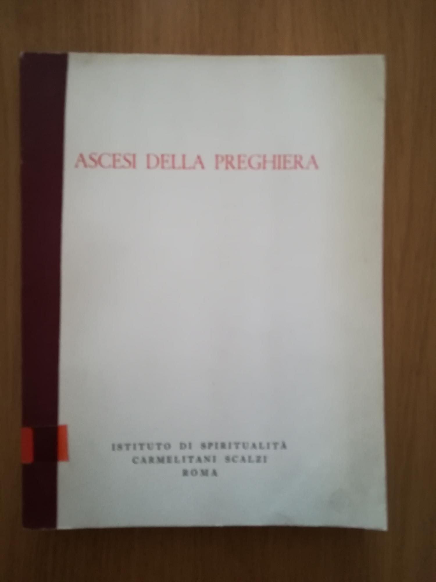 Ascesi della preghiera - copertina