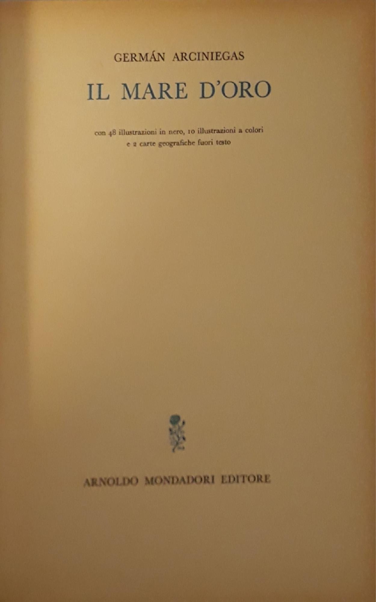 Il mare d'oro - copertina