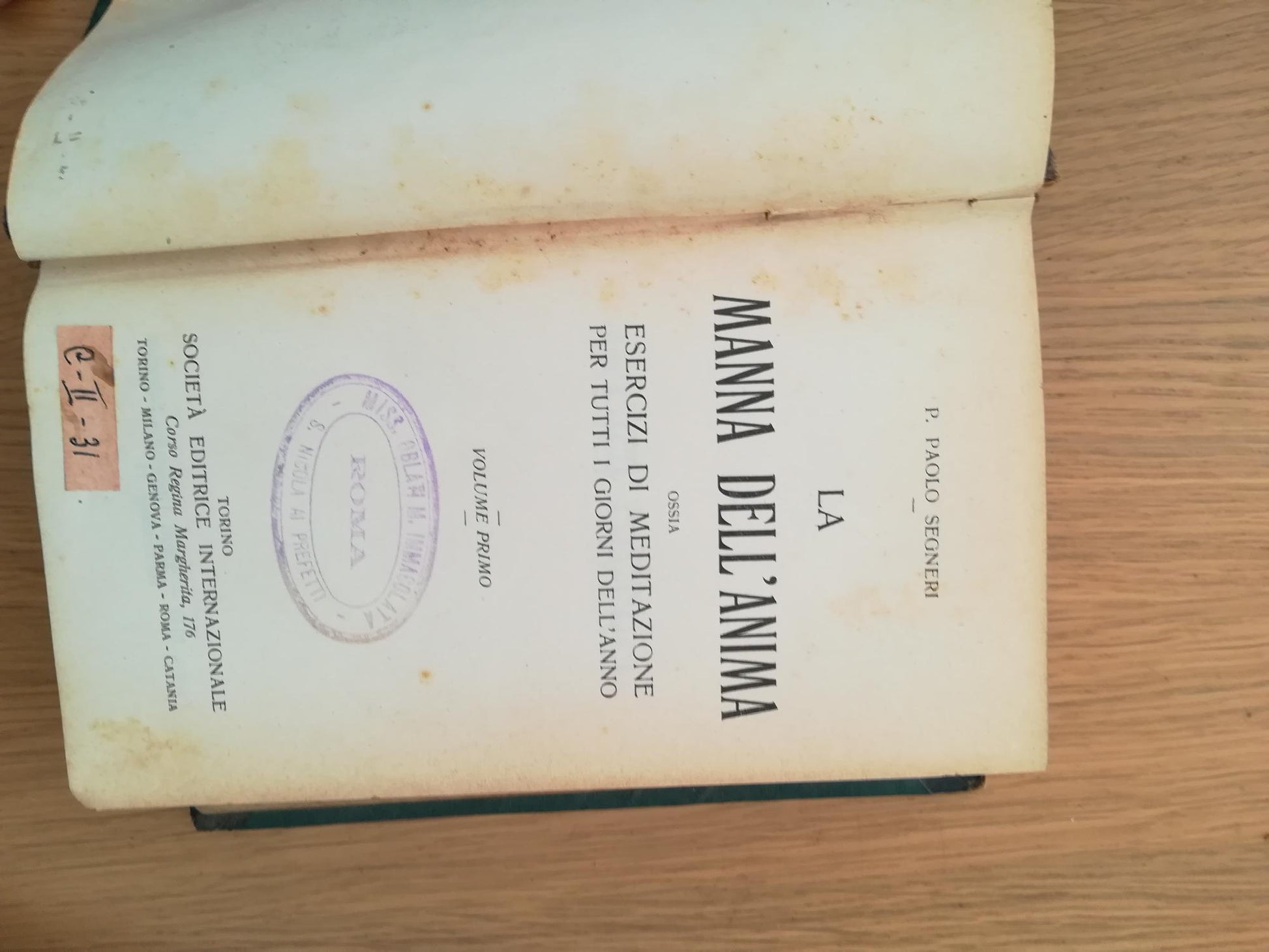 La manna dell'anima - copertina