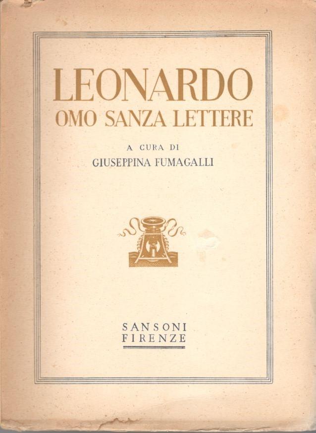 Leonardo omo senza lettere - copertina