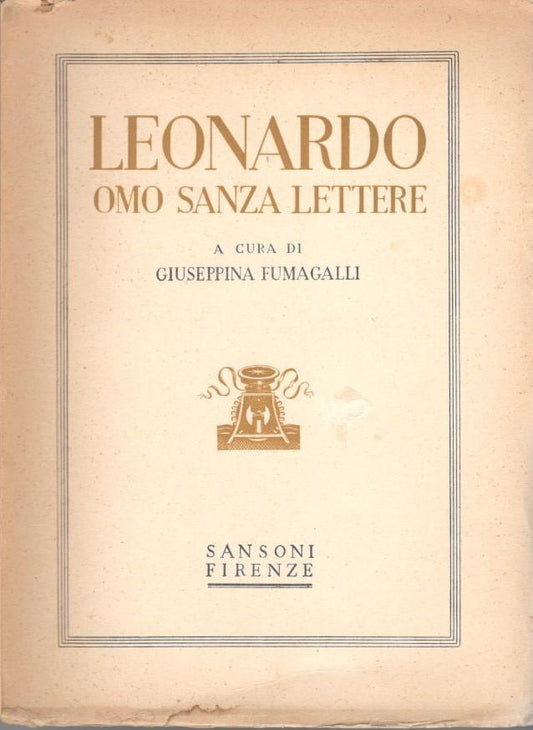 Leonardo omo senza lettere - copertina