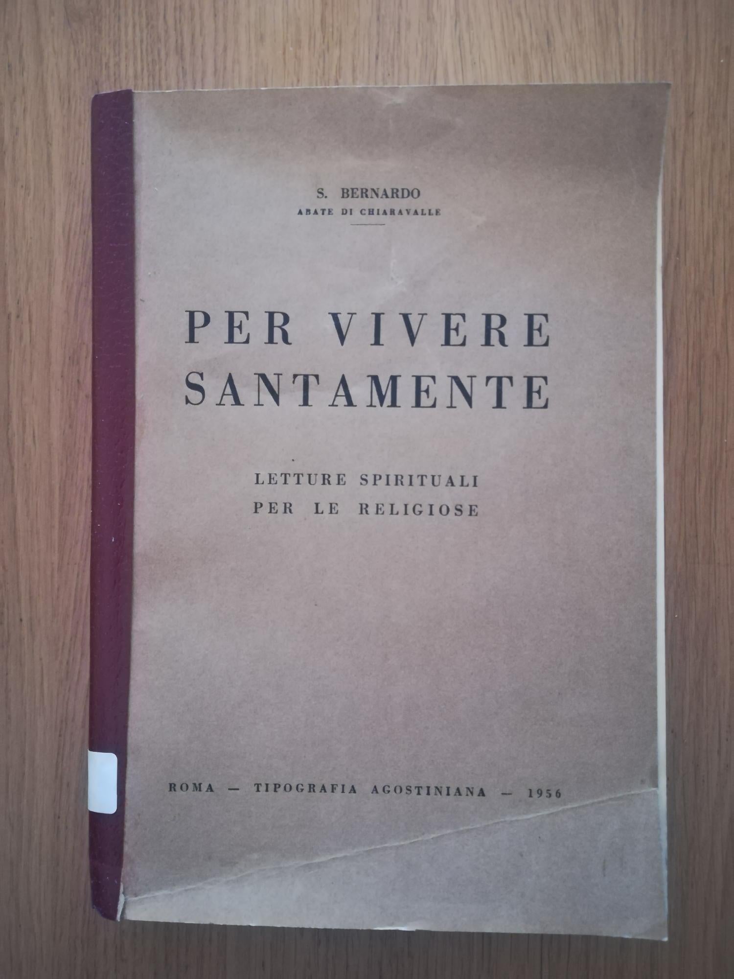 Per vivere santamente - copertina