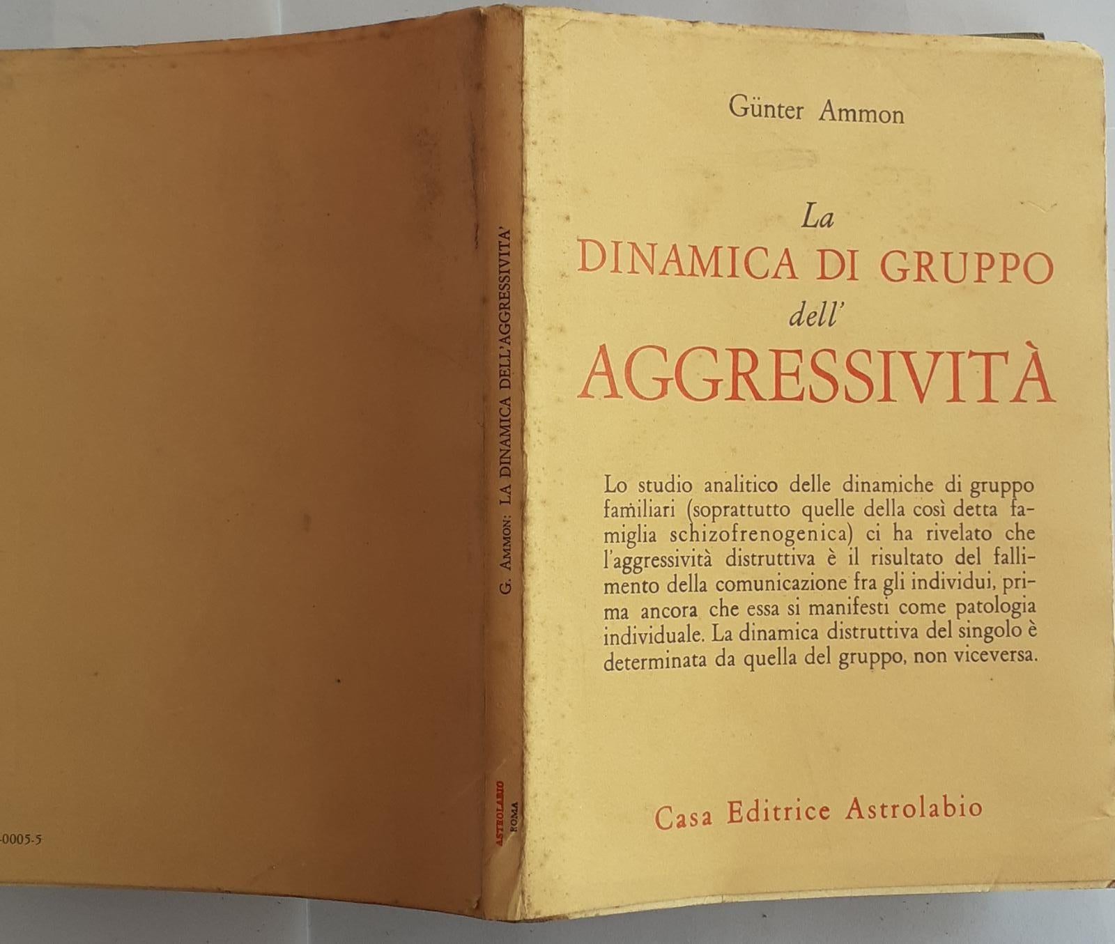La dinamica di gruppo dell'aggressività - copertina