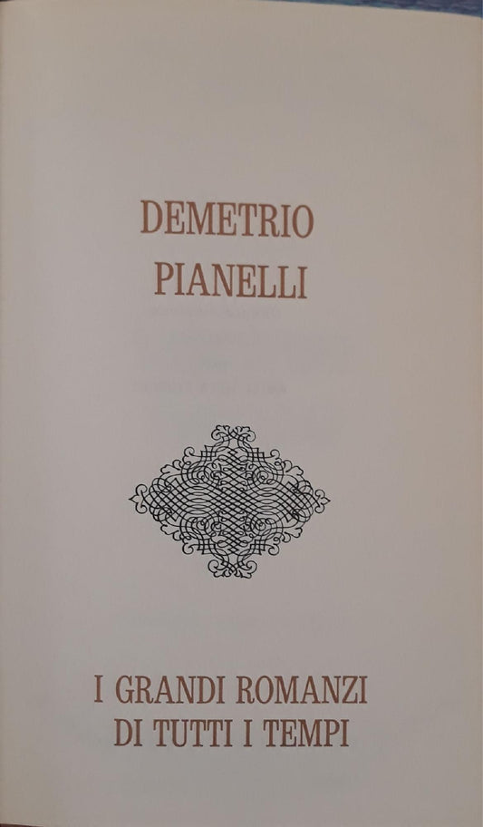 Demetrio Pianelli - copertina