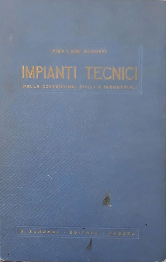 Impianti tecnici nelle costruzioni civili e industriali - copertina