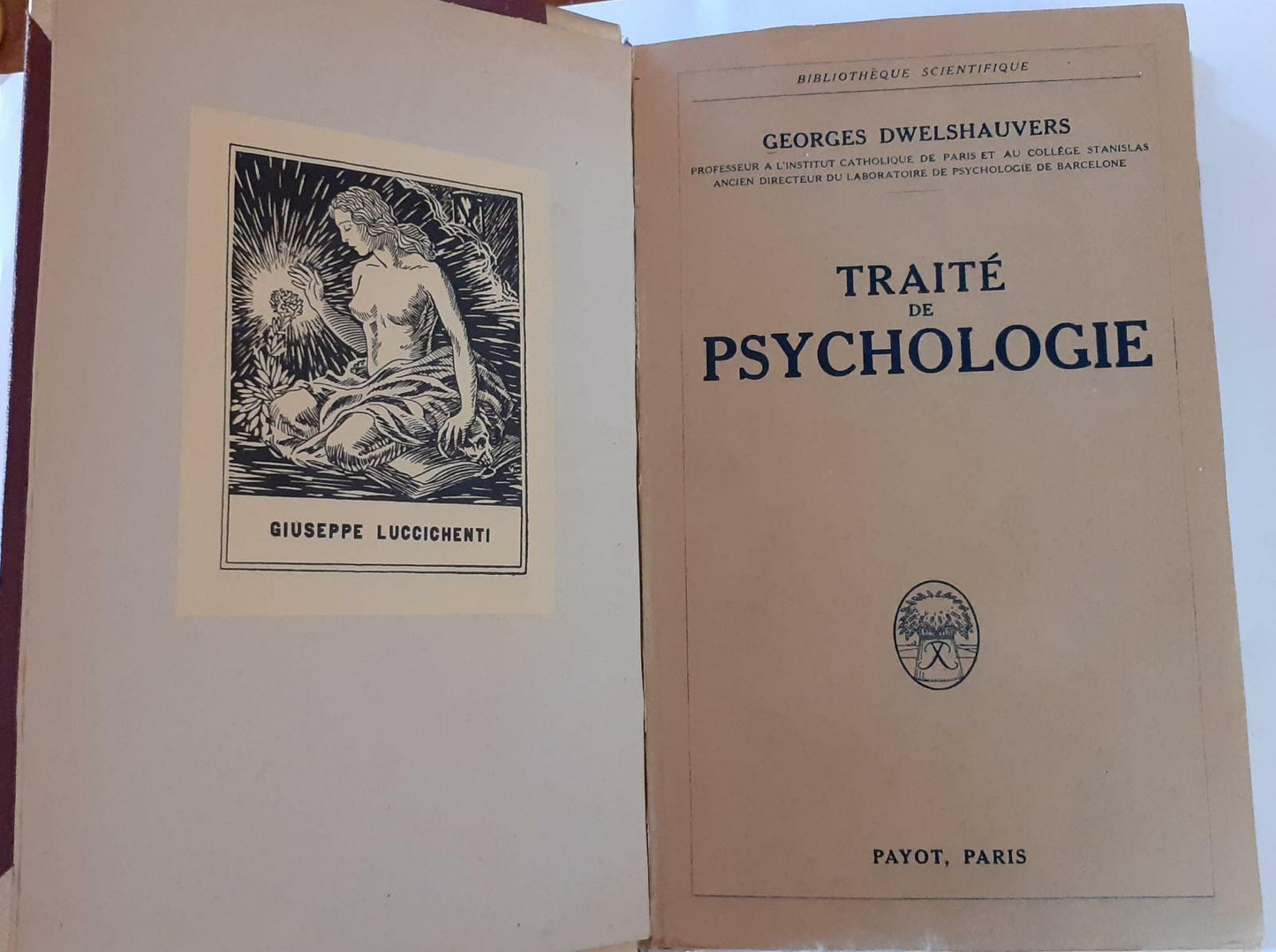 Traite de psychologie - copertina