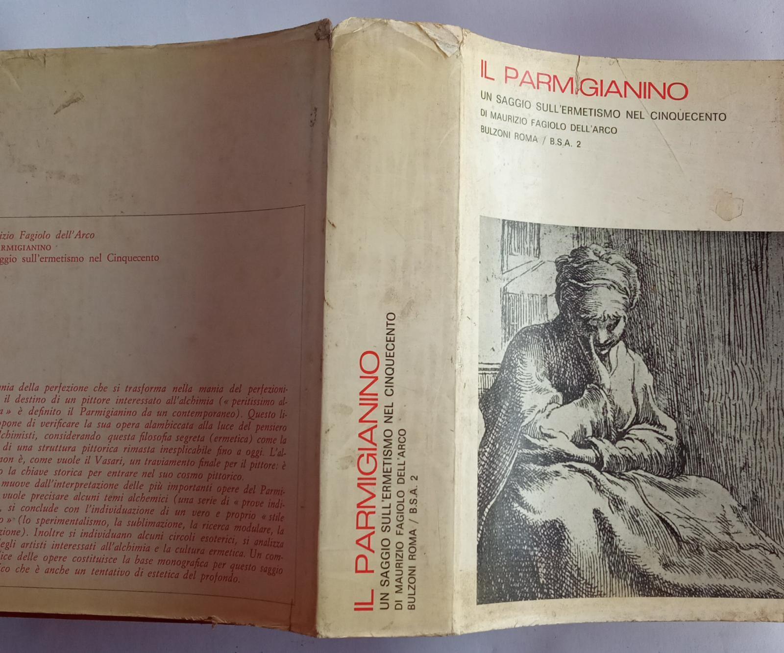 Il Parmigianino un saggio sull'ermetismo nel Cinquecento - copertina