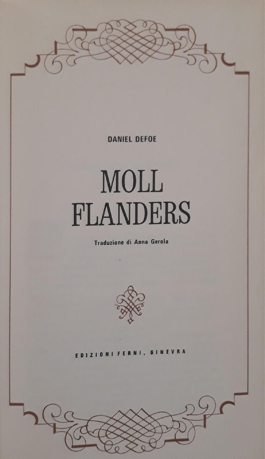 Moll Flanders - copertina