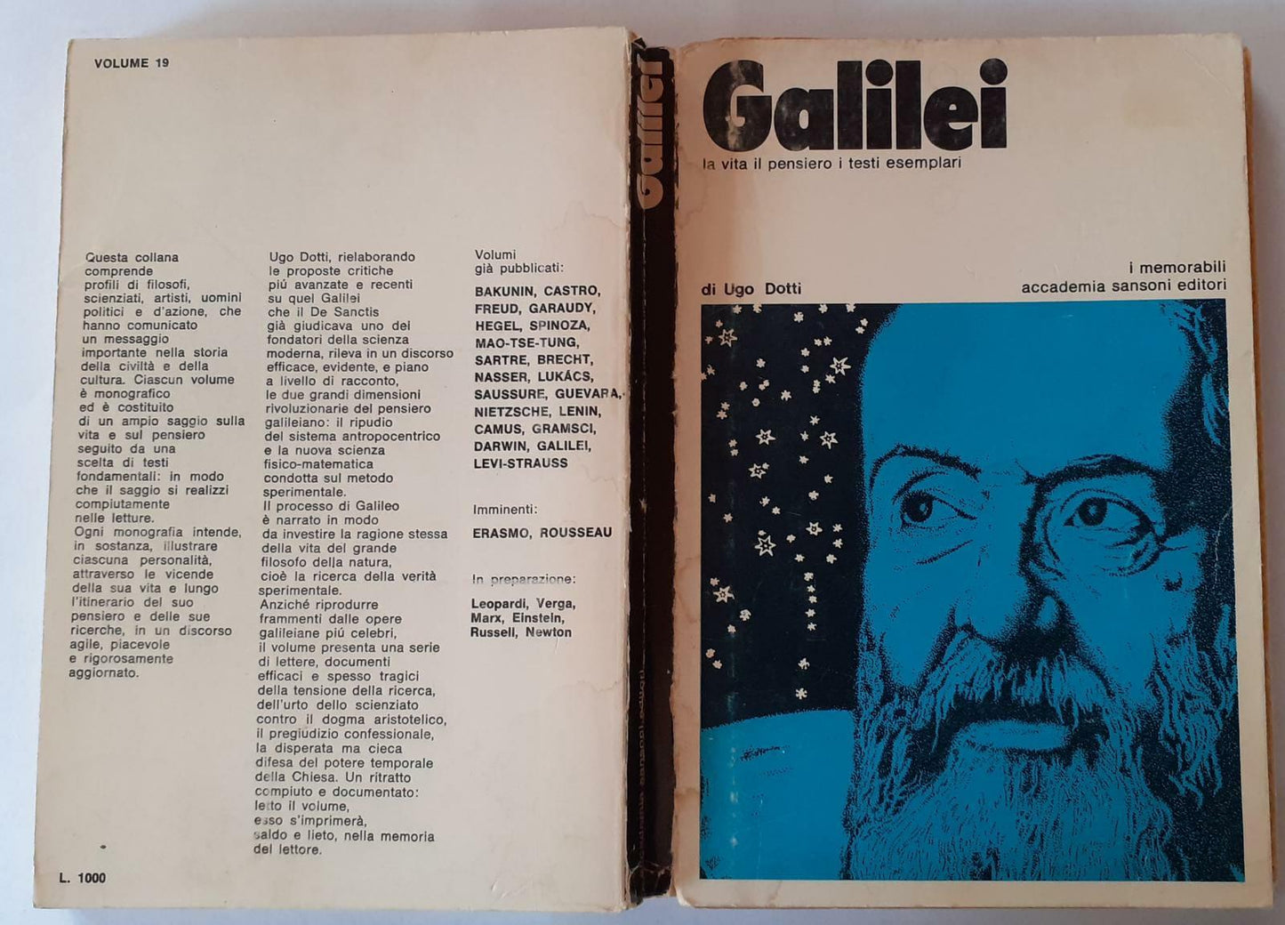 Galilei la vita il pensiero i testi esemplari - copertina