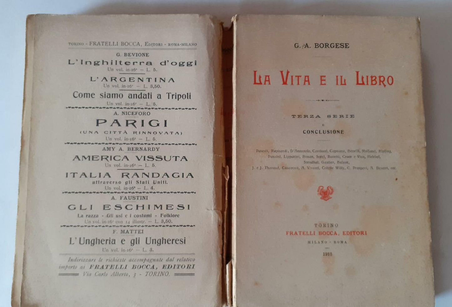 La vita e il libro terza serie e conclusione - copertina