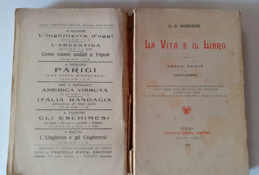 La vita e il libro terza serie e conclusione - copertina