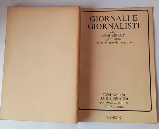 Giornali e giornalisti - copertina