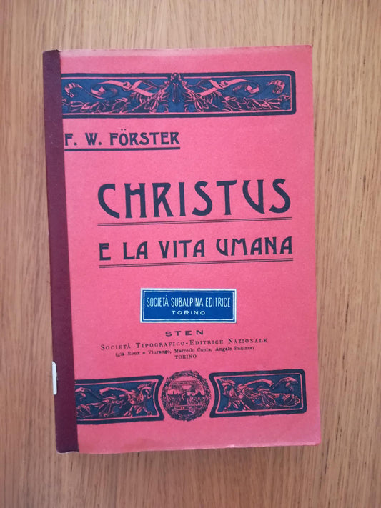Christus e la vita umana - copertina