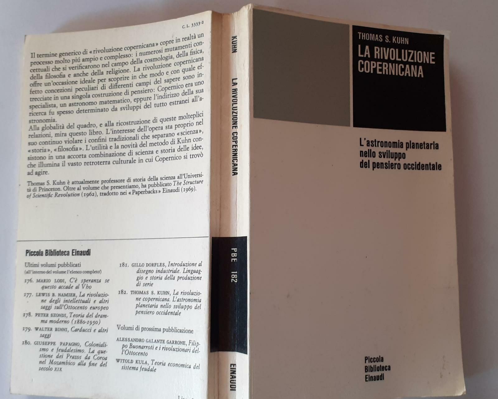 La rivoluzione copernicana - copertina