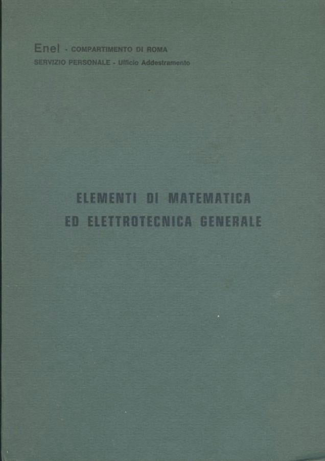 Elementi di matematica ed elettrotecnica generale - copertina