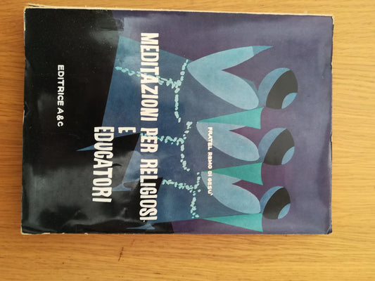 Meditazioni per religiosi e educatori - copertina