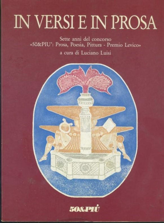 In versi e in prosa - copertina