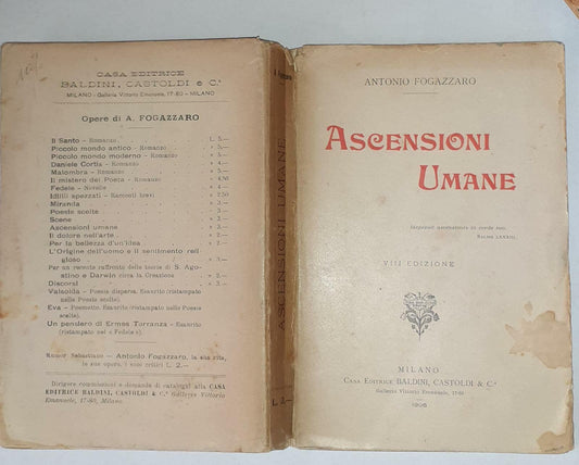 Ascensioni umane - copertina