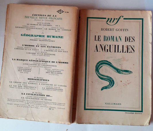 Le roman des anguilles - copertina