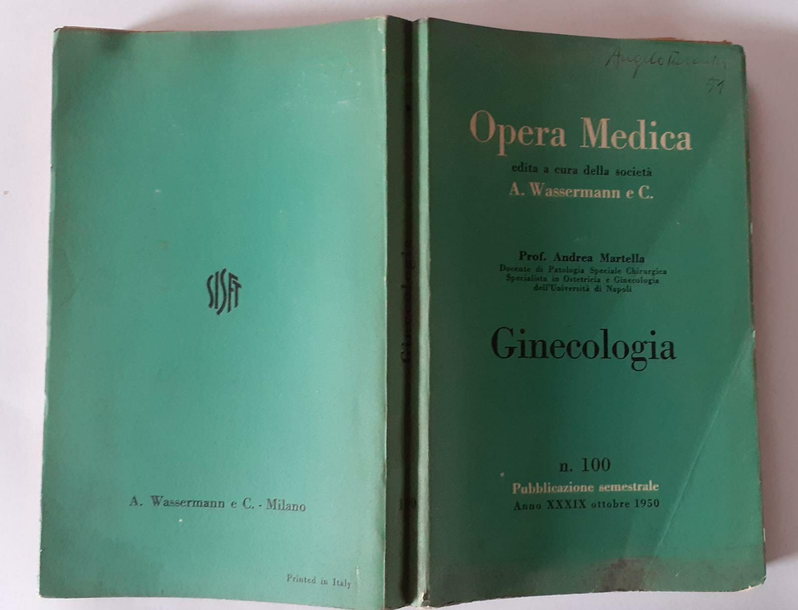 Opera Medica. Ginecologia - copertina