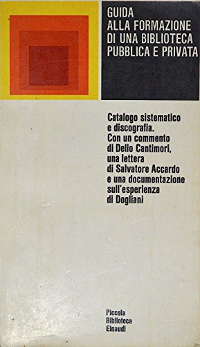 Guida alla formazione di una biblioteca pubblica e privata - copertina