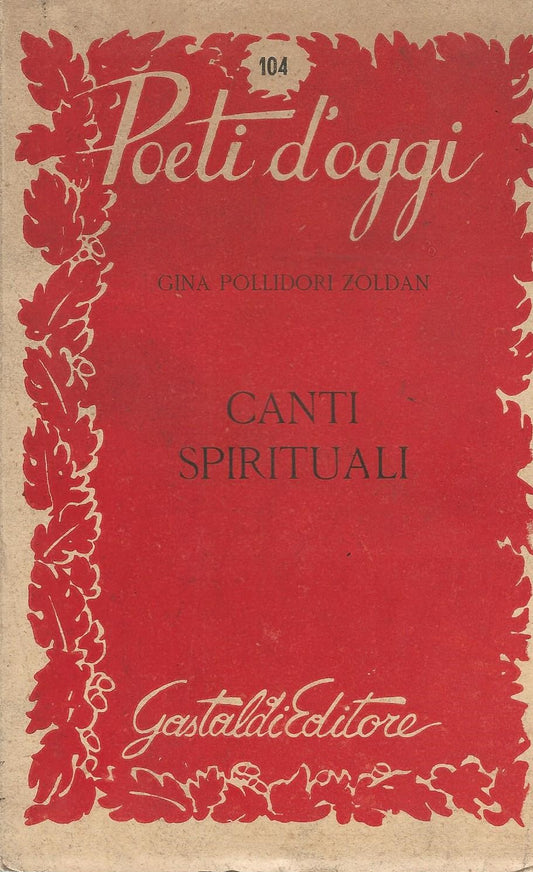 Canti spirituali - copertina