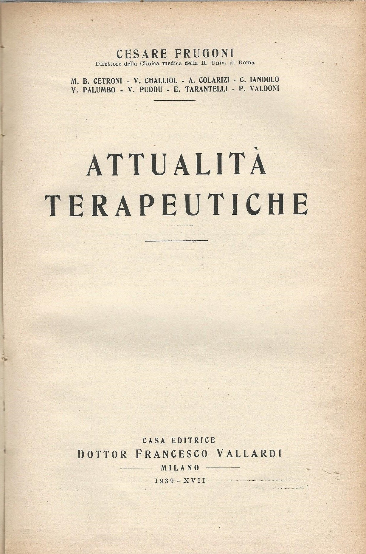 Attualità terapeutiche - copertina