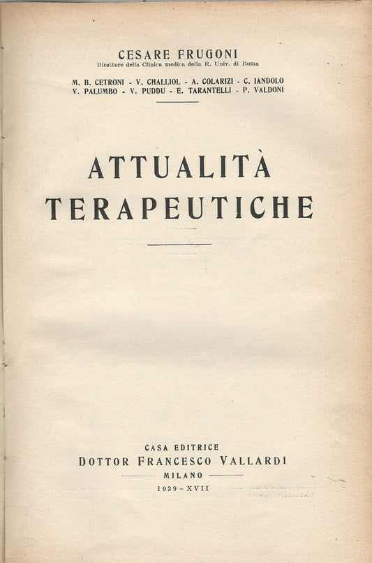 Attualità terapeutiche - copertina