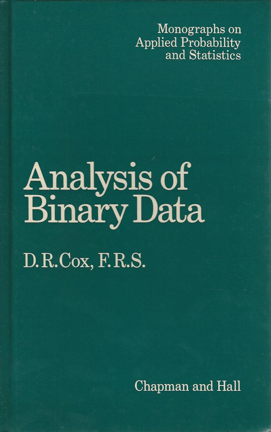 Analysis of binary data - copertina