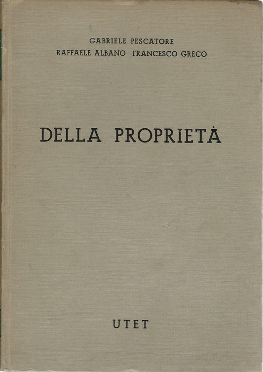 Della proprietà. Libro III. Tomo terzo - copertina