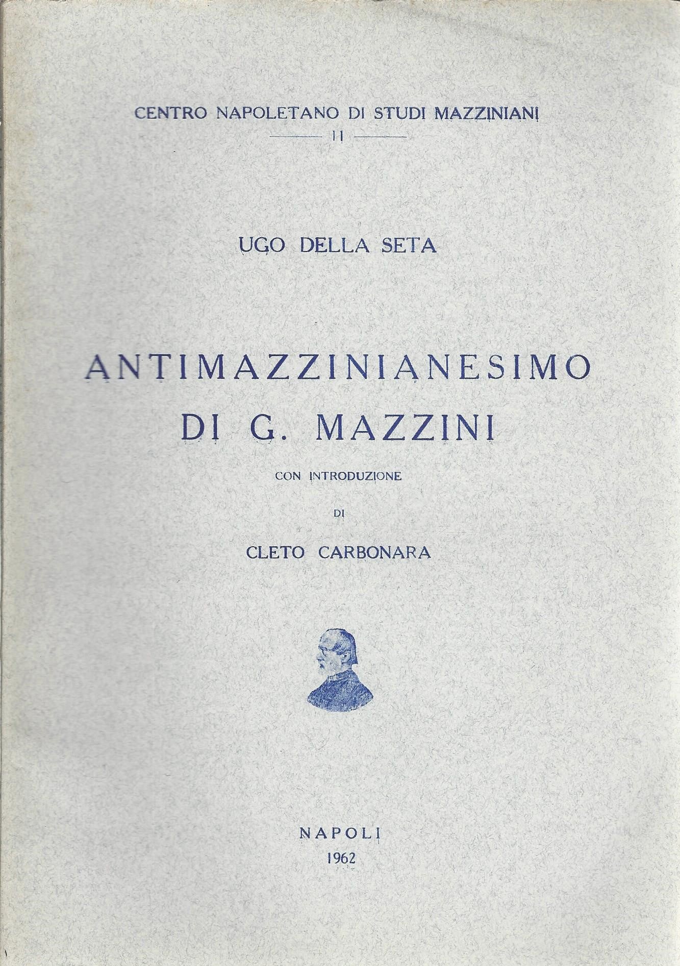 Antimazzianesimo di G. Mazzini - copertina