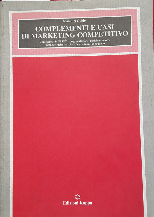 Complementi e casi di marketing competitivo - copertina