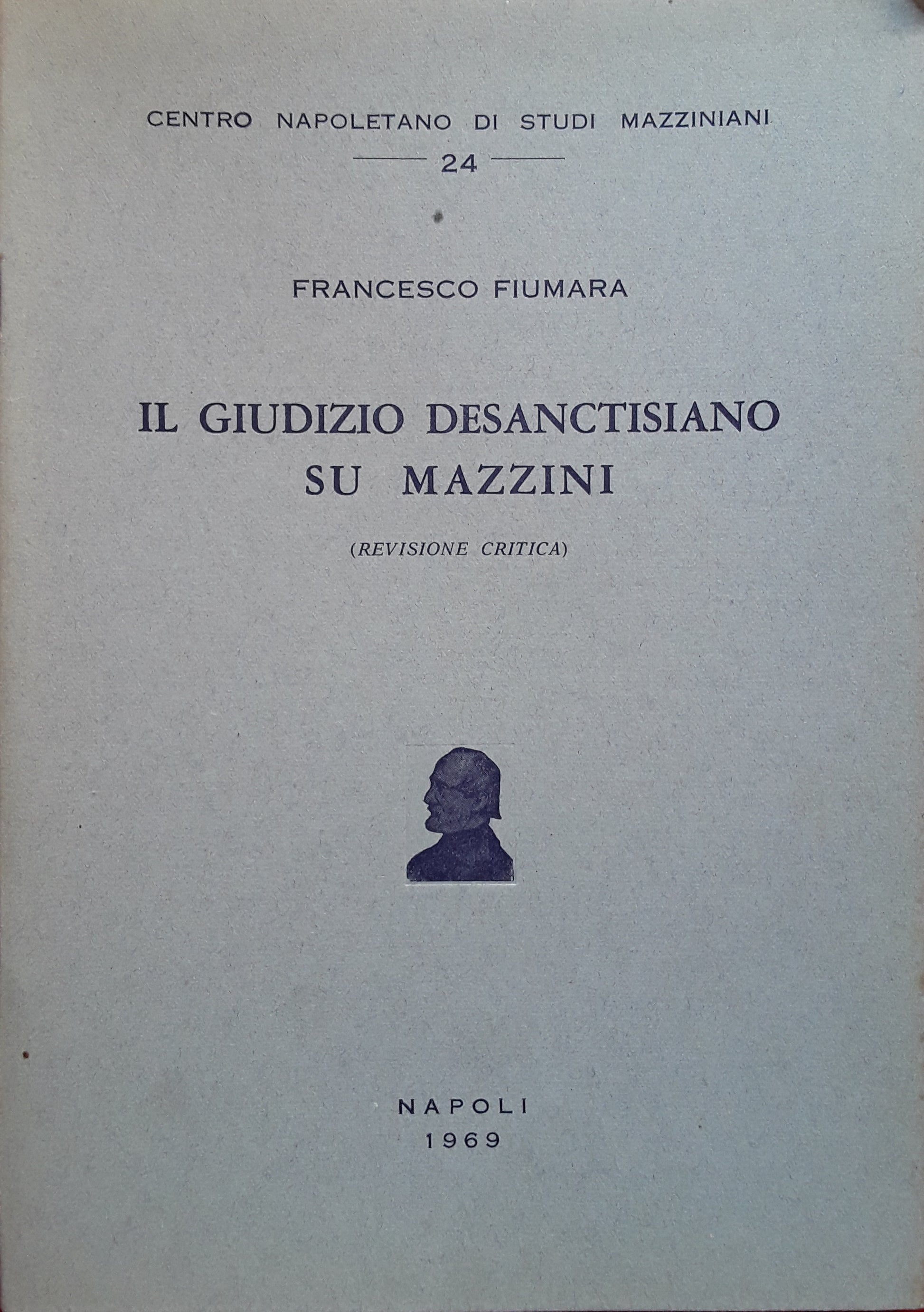 Il giudizio desanctisiano su Mazzini - copertina