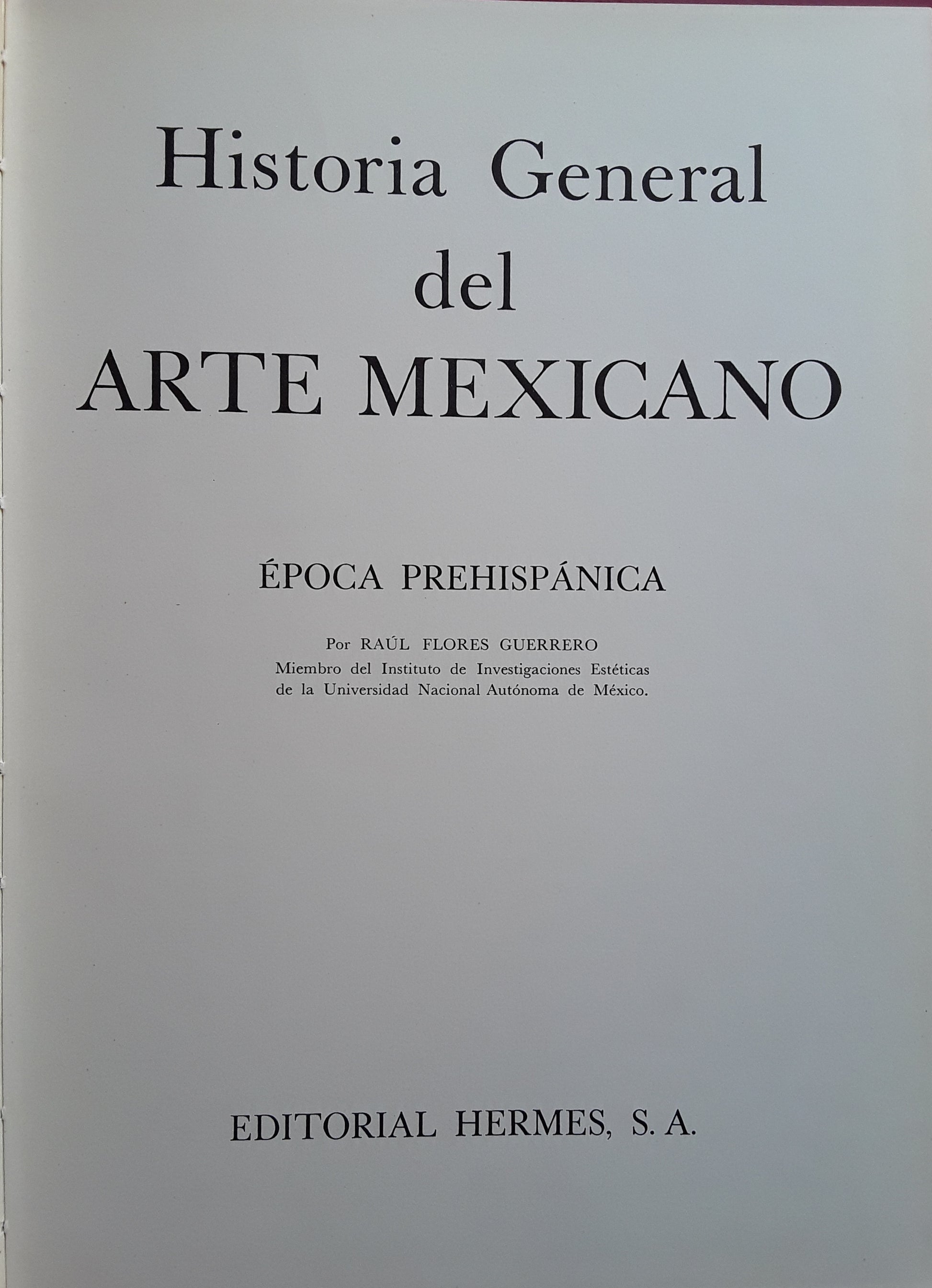 Historia general del arte mexicano. Época prehispánica - copertina