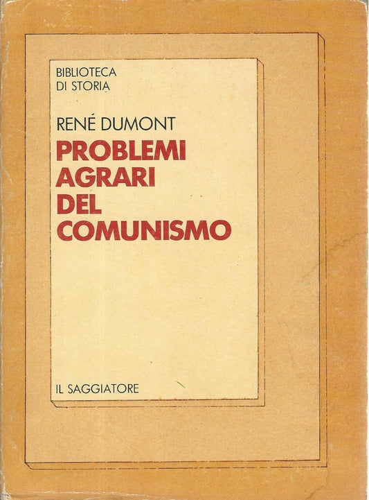 Problemi agrari del comunismo - copertina