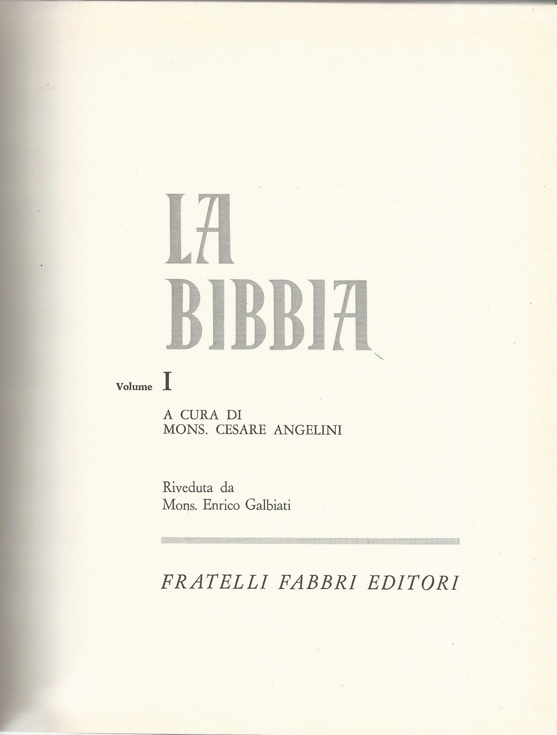 La bibbia. 5 Volumi + La storia della Chiesa - copertina