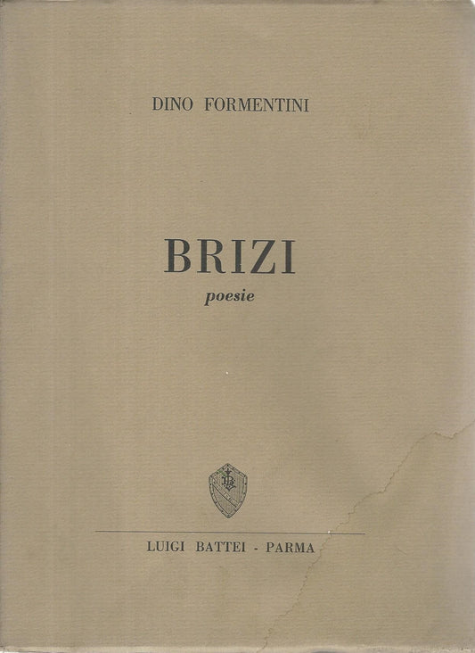 Brizi. Poesie - copertina