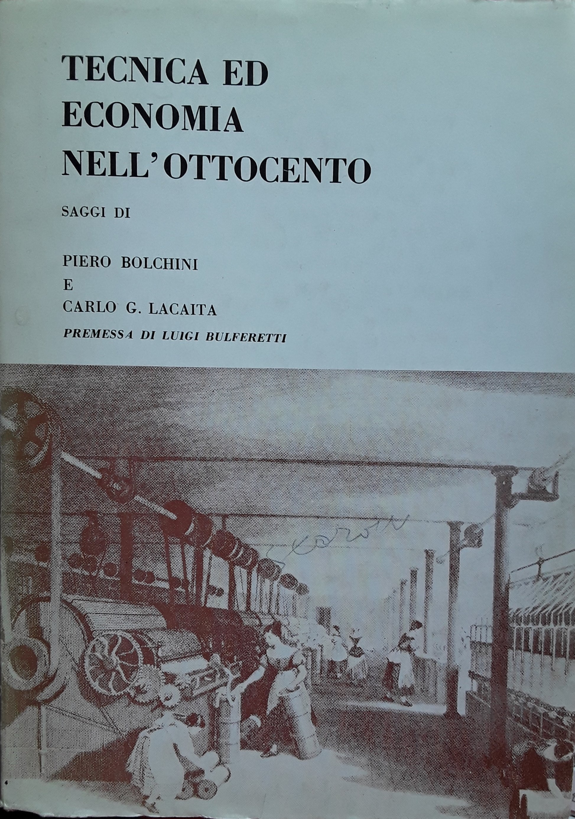 Tecnica ed economia nell'Ottocento - copertina