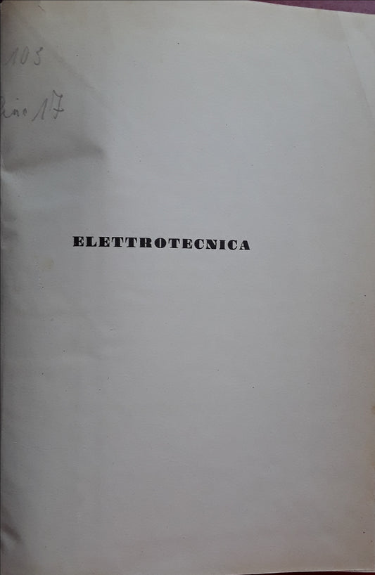 Elettrotecnica - copertina