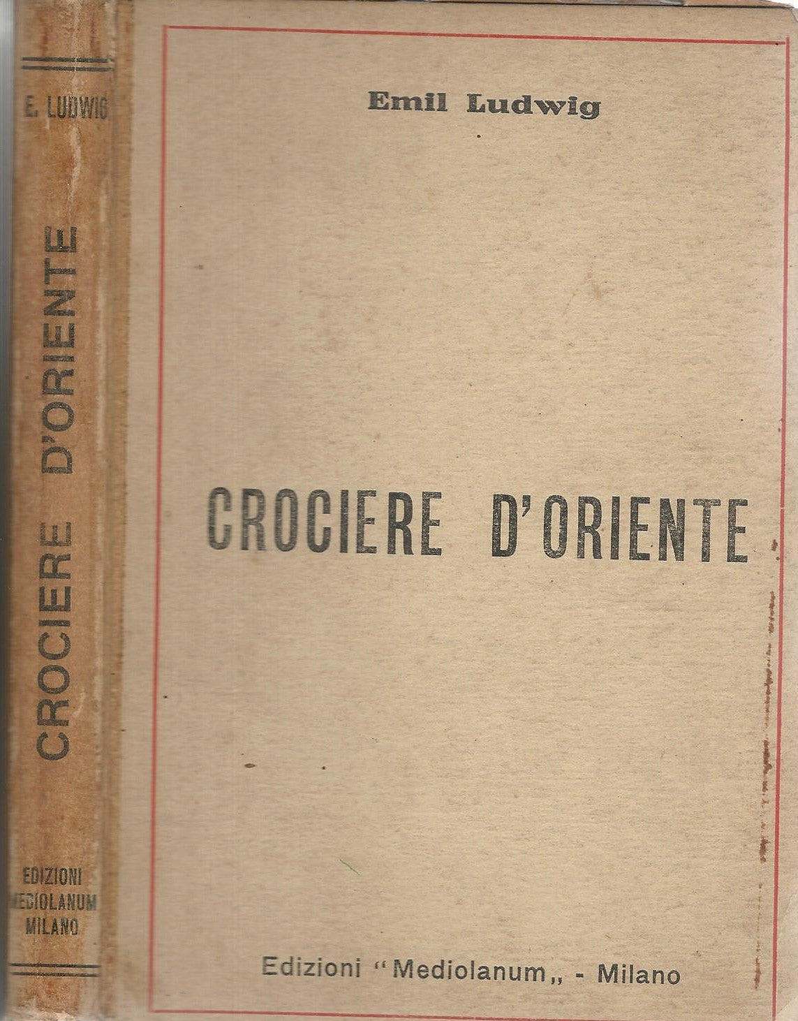 Crociere d'Oriente - copertina