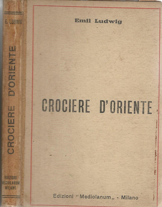 Crociere d'Oriente - copertina